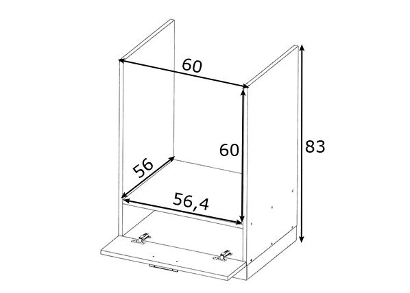 Keittiökalusteet 260 cm