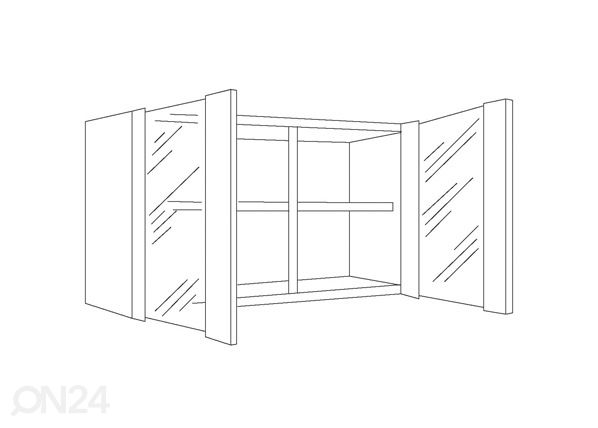 Keittiön yläkaappi 100 cm