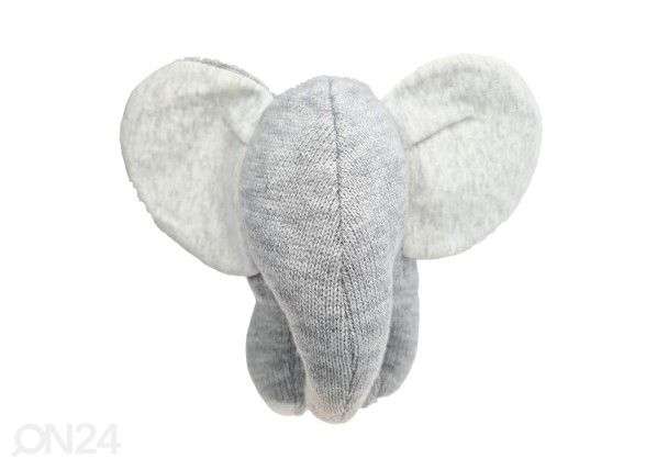 Kudottu üehmolelu Elefantti harmaa