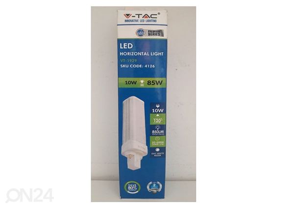 LED lamppu 10W G24 PL, 5 kpl