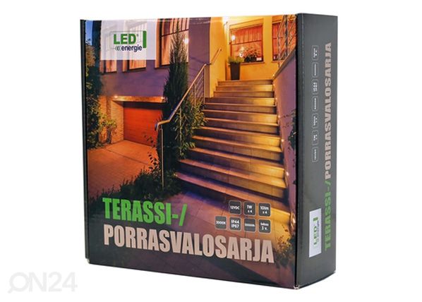 Terassivalaisimet 4 kpl LED