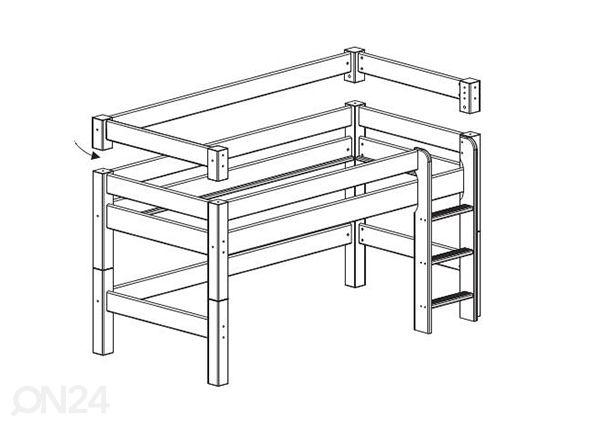 Turvalaita Moby 90x200 cm