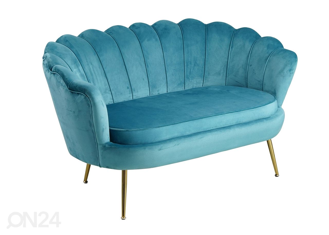 2-istuttava sohva, sininen kuvasuurennos