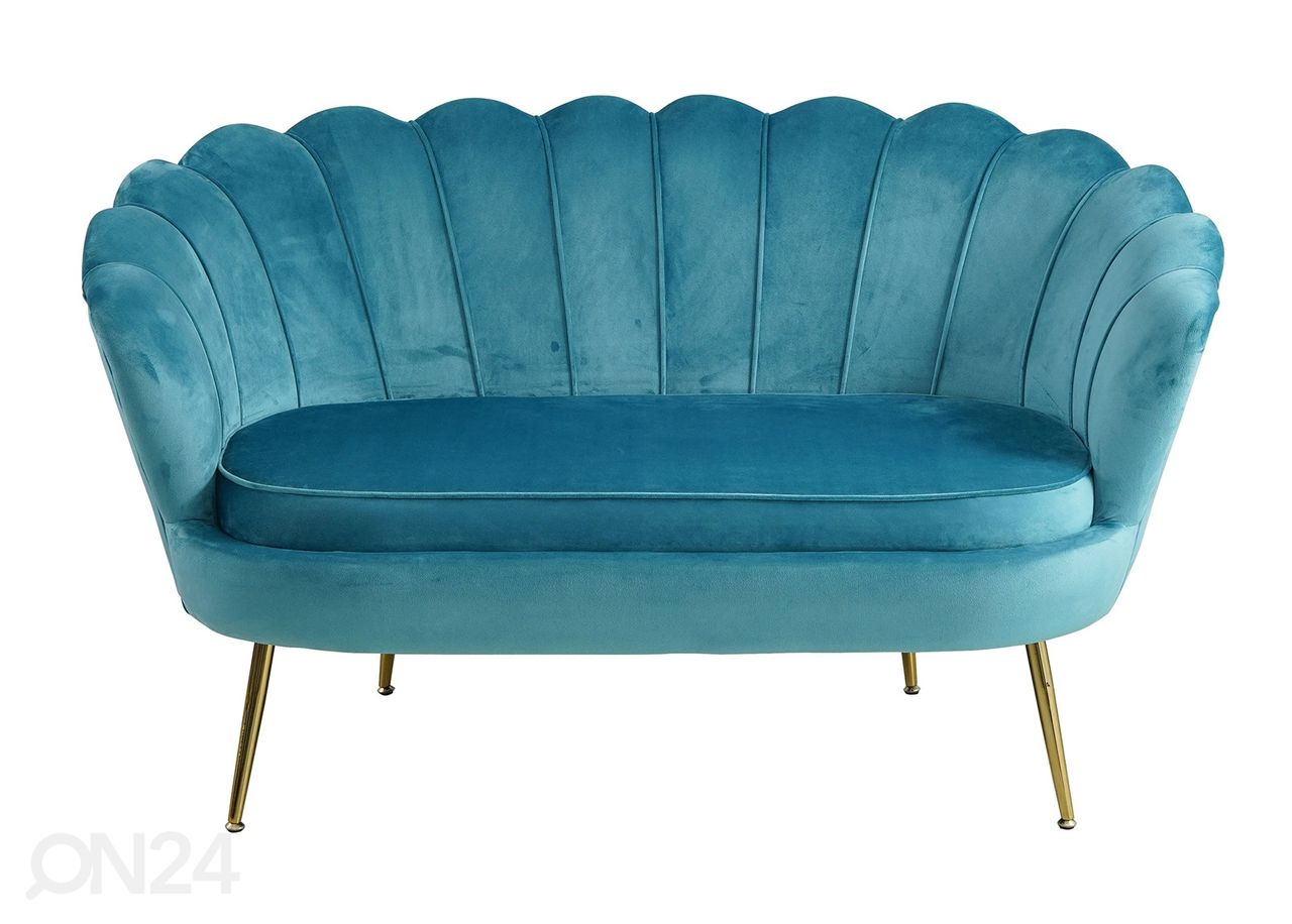 2-istuttava sohva, sininen kuvasuurennos
