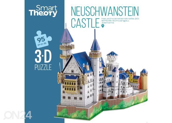 3D palapale Neuschwansteinin linna 95 osaa kuvasuurennos