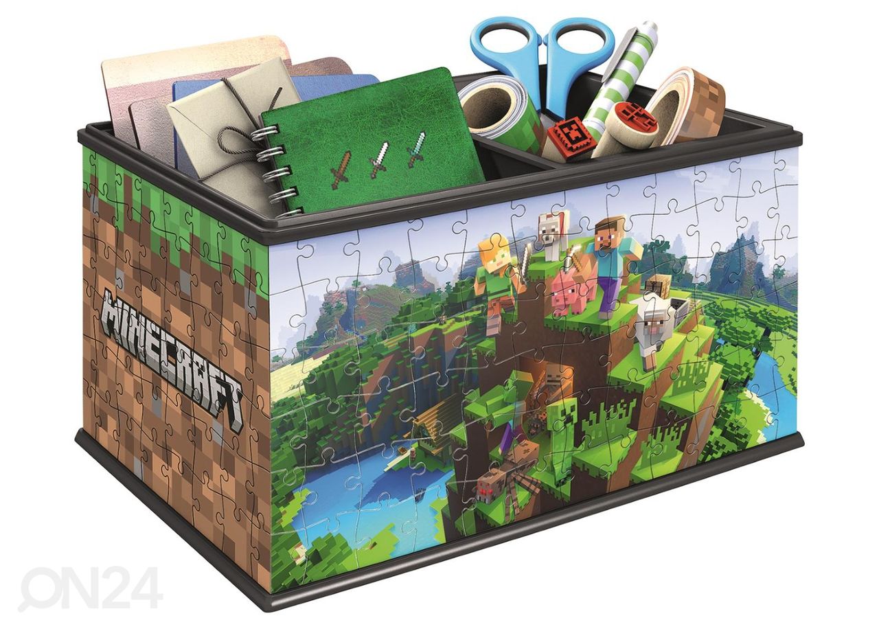 3D palapeli Säilytyslaatikko Minecraft Ravensburger kuvasuurennos