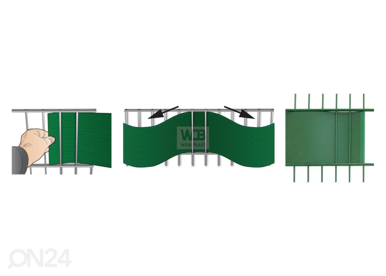 Aitanauha Premium 19 cm, 26 m RAL6005 vihreä kuvasuurennos