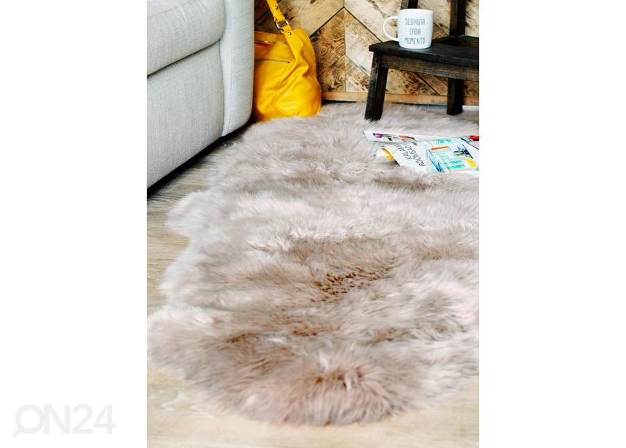 Aito lampaantalja Merino mink Duo ±60x180 cm kuvasuurennos