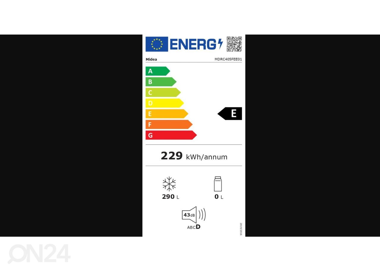 Arkkupakastin Midea MDRC405FEE01 kuvasuurennos