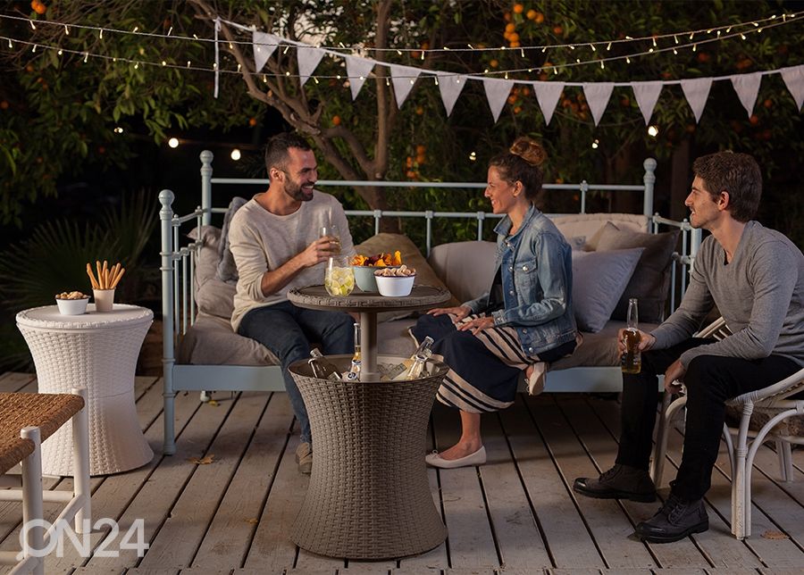 Baaripöytä ulkotiloihin Keter Cool Bar rattan kuvasuurennos