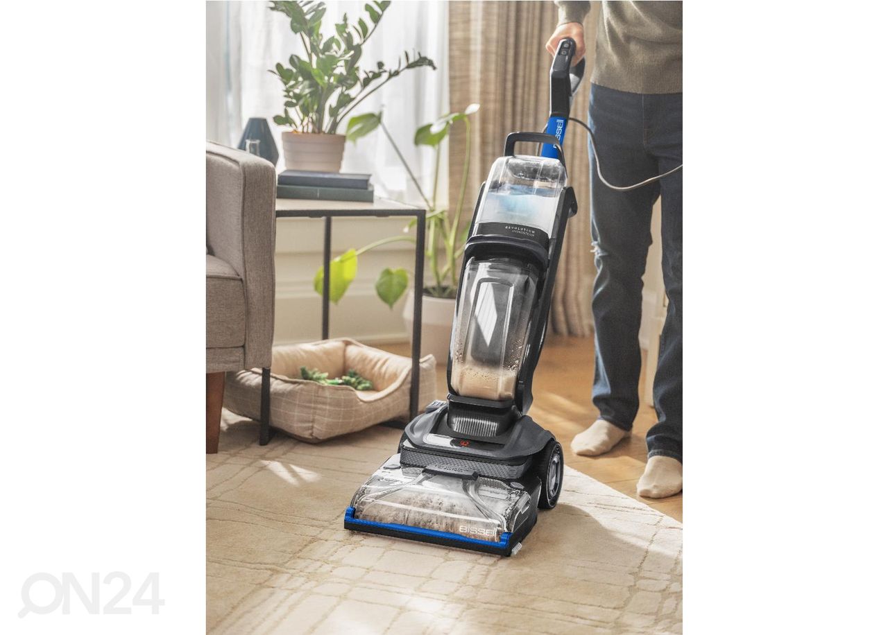 Bissell® Revolution™ HydroSteam™ 3670N mattojen ja verhoilujen puhdistusimuri kuvasuurennos