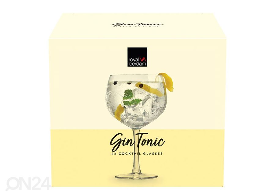 Cocktaillasi Gin Tonic 65 cl, 4 kpl kuvasuurennos