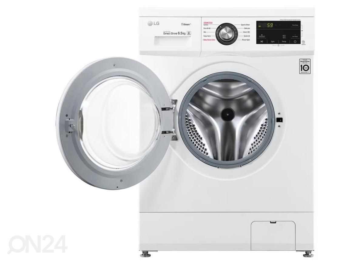 Edestä täytettävä pesukone LG F2J3WY5WE kuvasuurennos