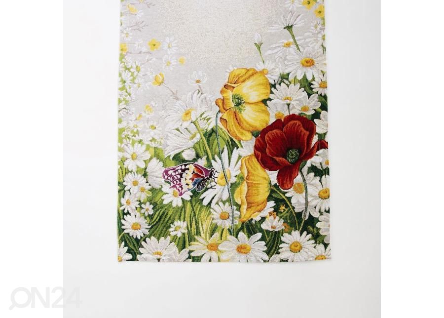 Gobeliinikankainen pöytäliina Daisies 44x138 cm kuvasuurennos