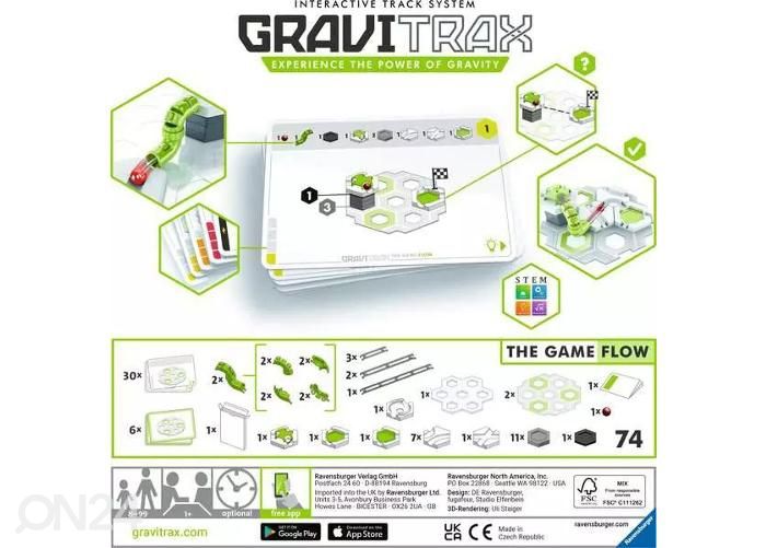 GraviTrax The Game Course Kuulalabyrintti Ravensburger kuvasuurennos