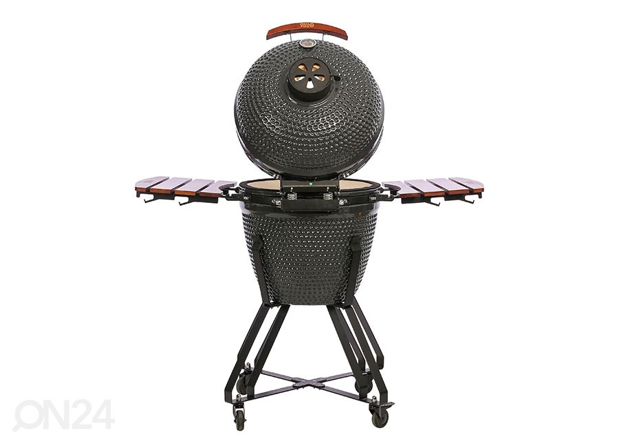 Grilli TunaBone Kamado Classic TBG21GRAY-01, 21", tummanharmaa kuvasuurennos