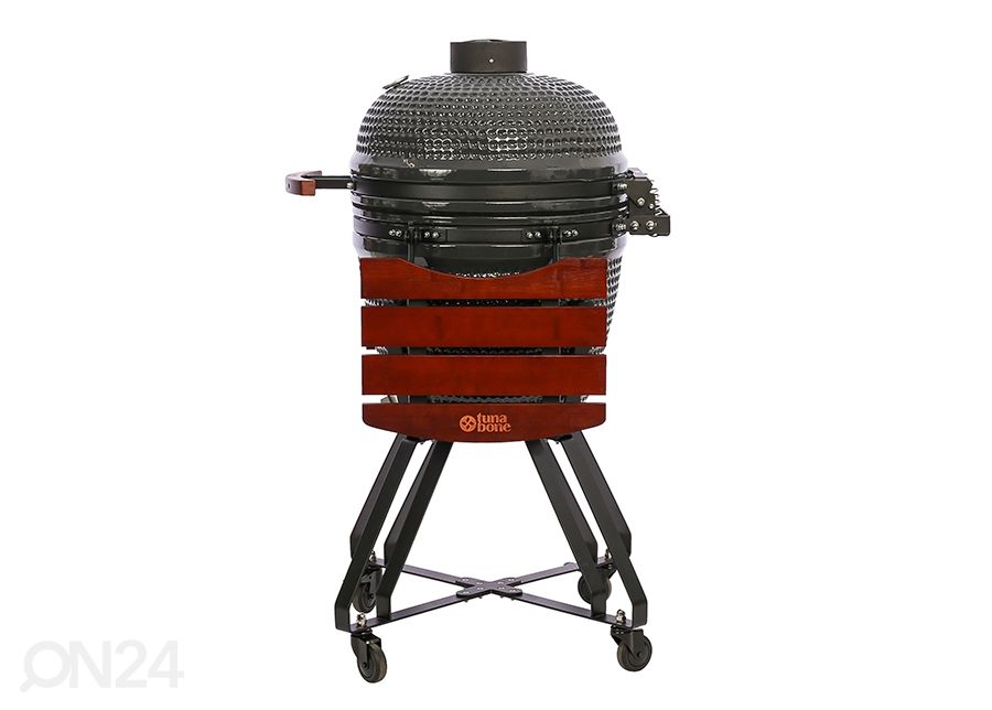 Grilli TunaBone Kamado Classic TBG21GRAY-01, 21", tummanharmaa kuvasuurennos