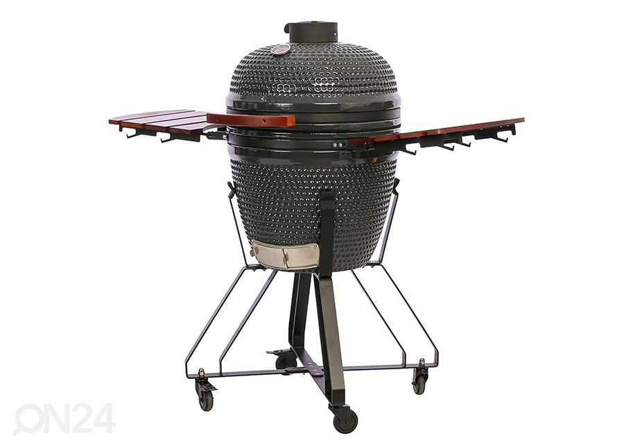 Grilli TunaBone Kamado Classic TBG21GRAY-01, 21", tummanharmaa kuvasuurennos