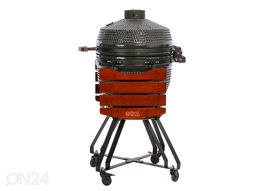 Grilli TunaBone Kamado Pro TBG22GRAY-02, 22", tummanharmaa kuvasuurennos