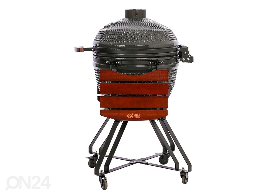 Grilli TunaBone Kamado Pro TBG24GRAY-02, 24", tummanharmaa kuvasuurennos