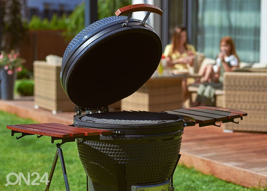 Grilli TunaBone Kamado Pro TBG24GRAY-02, 24", tummanharmaa kuvasuurennos