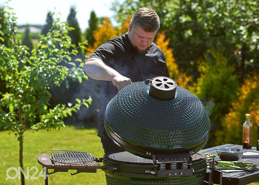 Grilli TunaBone Kamado Pro TBG24GREEN-02, 24", vihreä kuvasuurennos