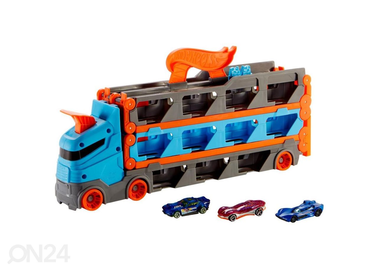 Hot Wheels® traileri kilparata kuvasuurennos