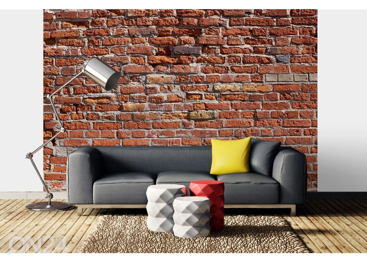 Itseliimautuva kuvatapetti Texture Of An Old Brick Wall kuvasuurennos
