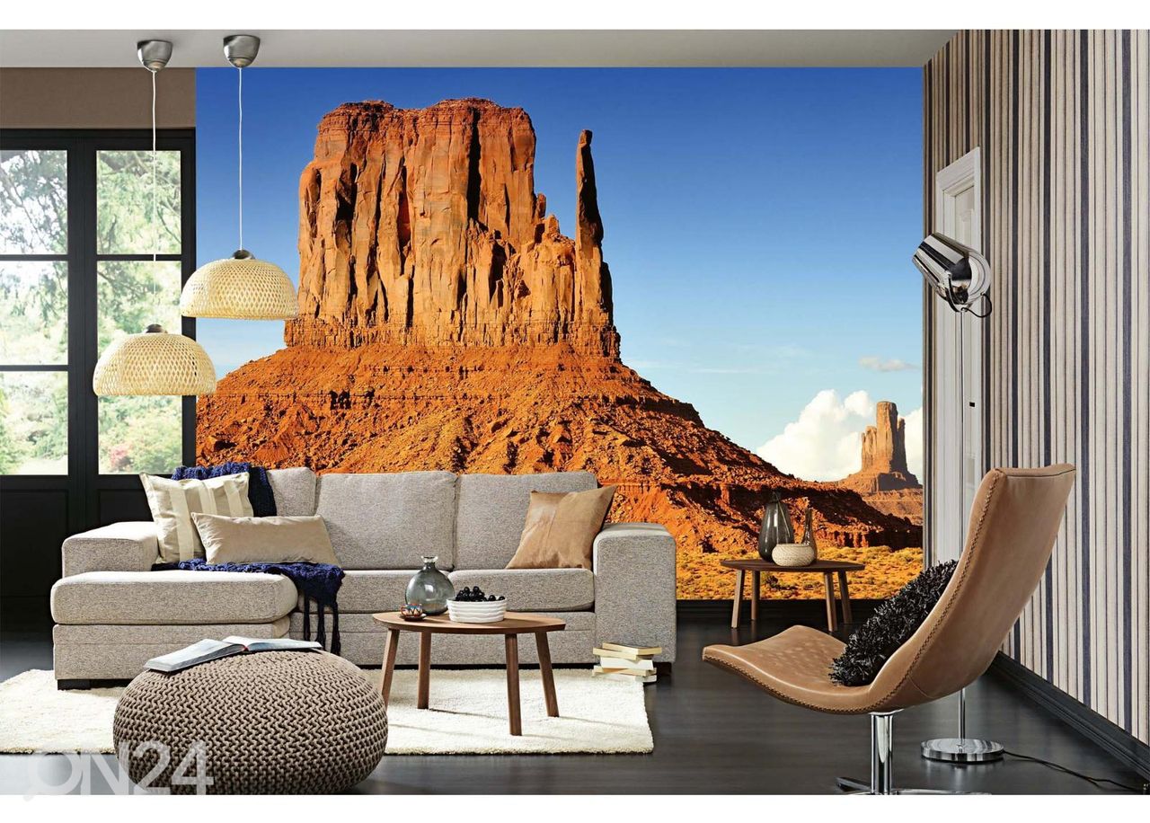 Itseliimautuva kuvatapetti Unique Monument Valley kuvasuurennos