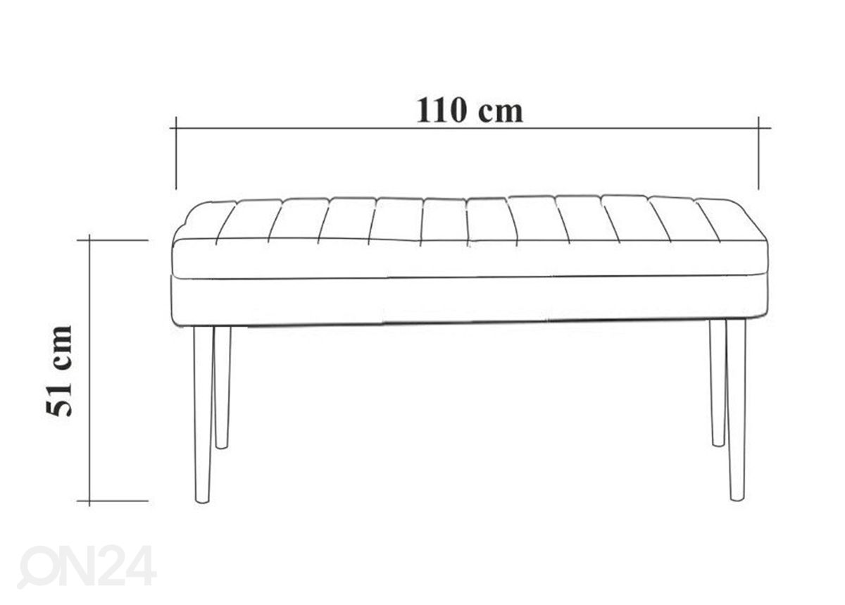 Jatkettava ruokapöytä 80x130-165 cm + 2 tuolia + 2 penkkiä kuvasuurennos