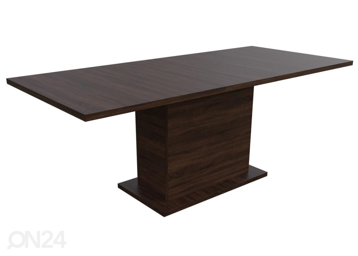 Jatkettava ruokapöytä 90x160-210 cm + 6 tuolia kuvasuurennos