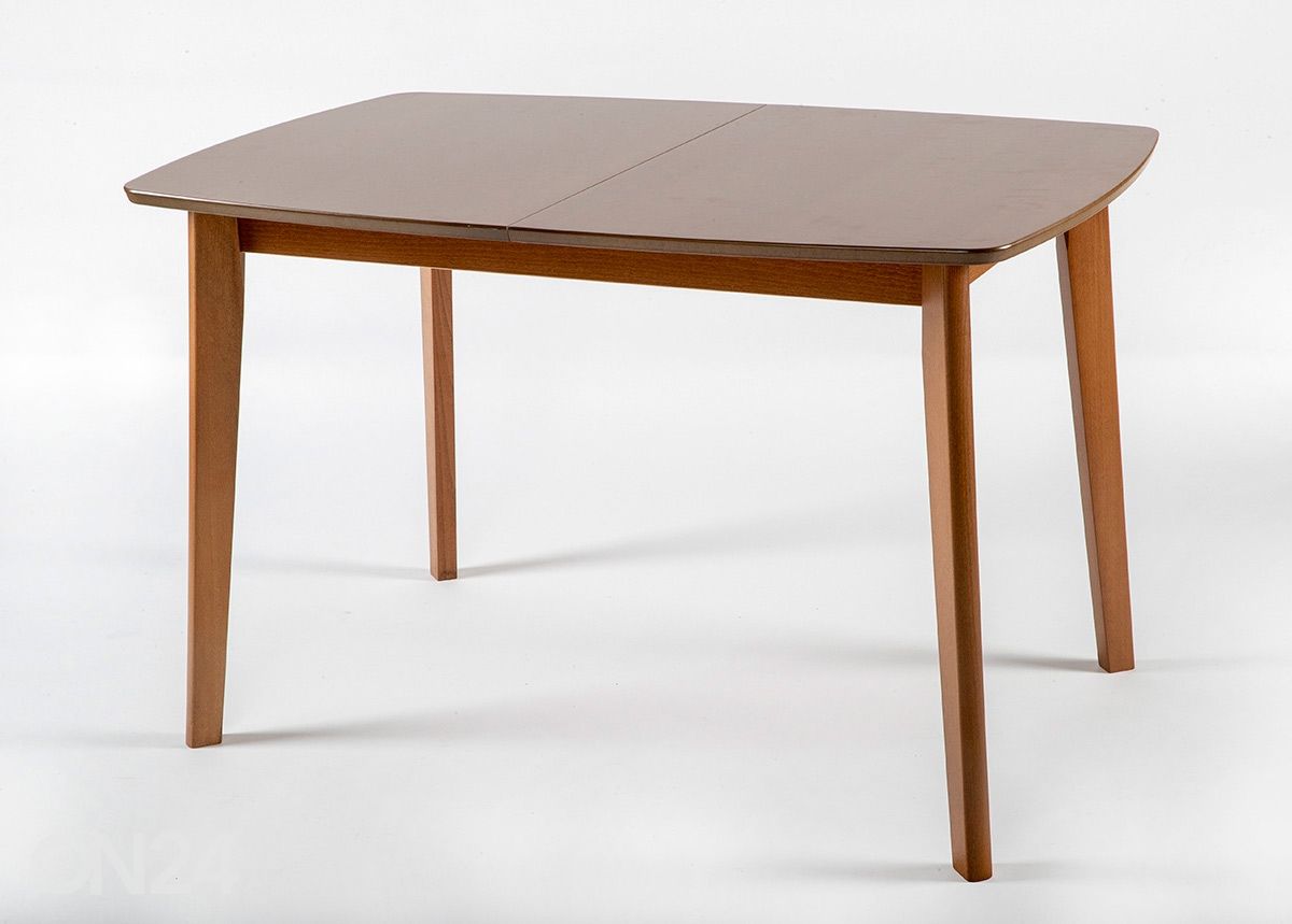 Jatkettava ruokapöytä Bari 80x120-150 cm ja 4 tuolia MODENA, pähkinä kuvasuurennos