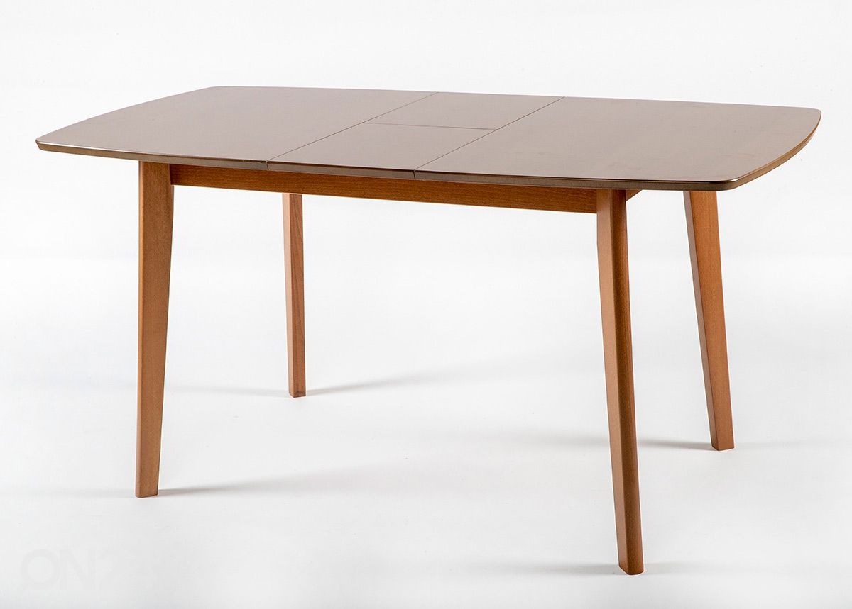 Jatkettava ruokapöytä Bari 80x120-150 cm ja 4 tuolia PARMA, pähkinä kuvasuurennos