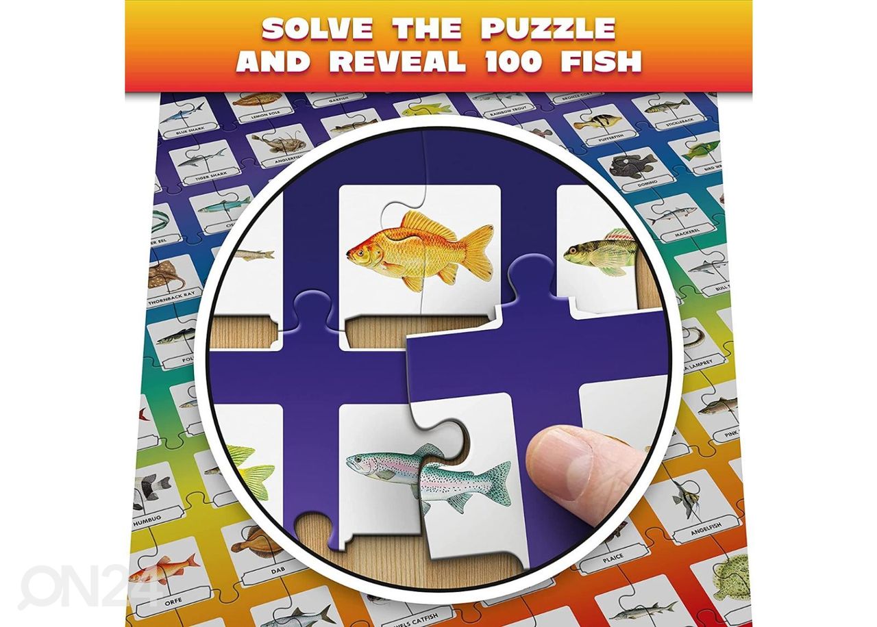 Jigsaw Quiz palapeli kalatietokilpailulla Fish kuvasuurennos