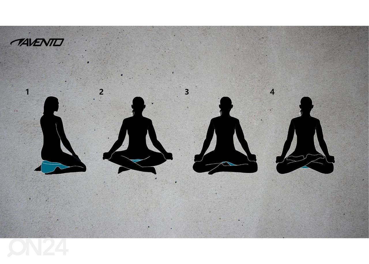 Jooga-/meditaatiotyyny Avento 30x30 cm kuvasuurennos