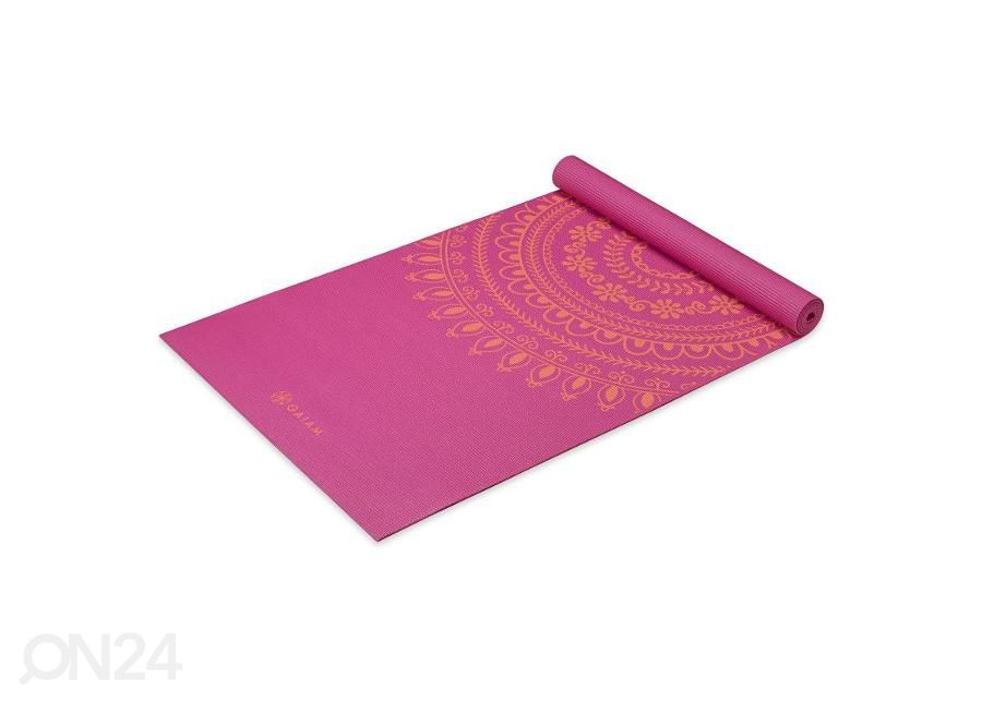 Joogamatto GAIAM Bright Marrakesh 6 mm kuvasuurennos