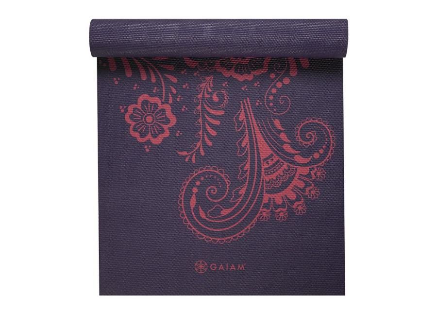 Joogamatto Gaiam Premium Auabergine Swirl kuvasuurennos