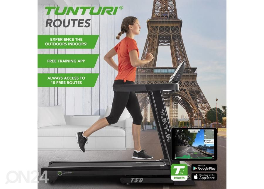 Juoksumatto Tunturi Performance T50 Treadmill kuvasuurennos