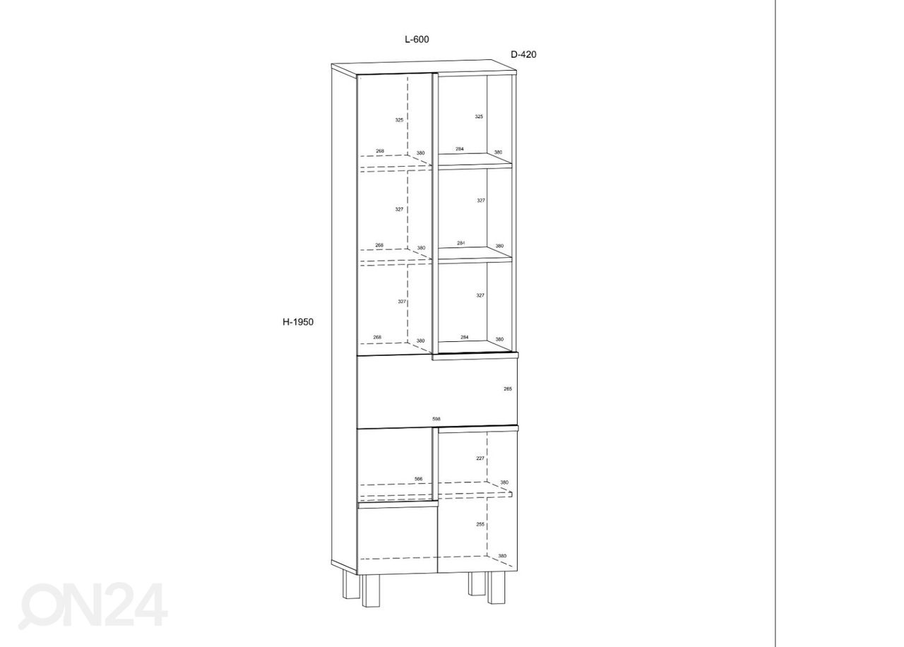 Kaappi Youghal 60 cm kuvasuurennos