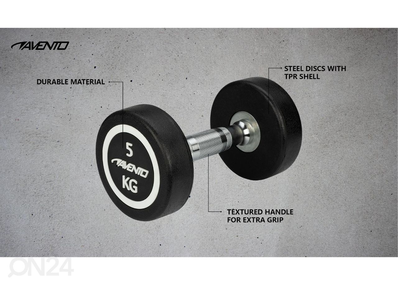 Käsipaino Avento 5 kg kuvasuurennos