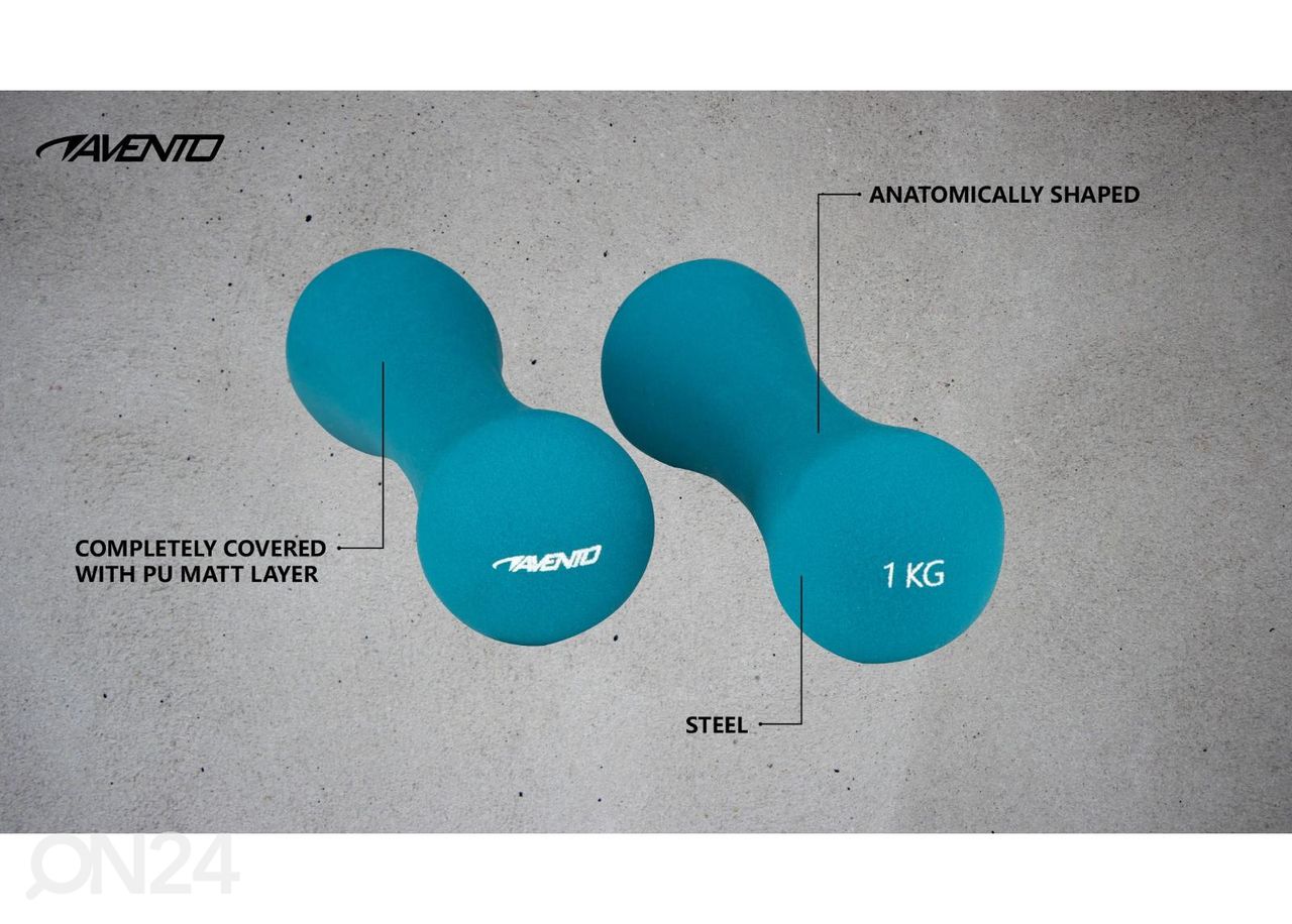 Käsipainot Avento 2x1 kg kuvasuurennos