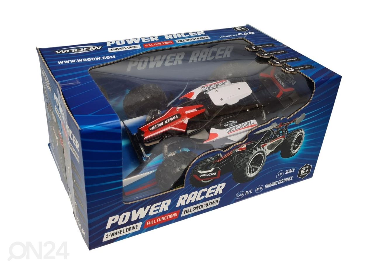Kauko-ohjattava auto Wroow Power Racer kuvasuurennos