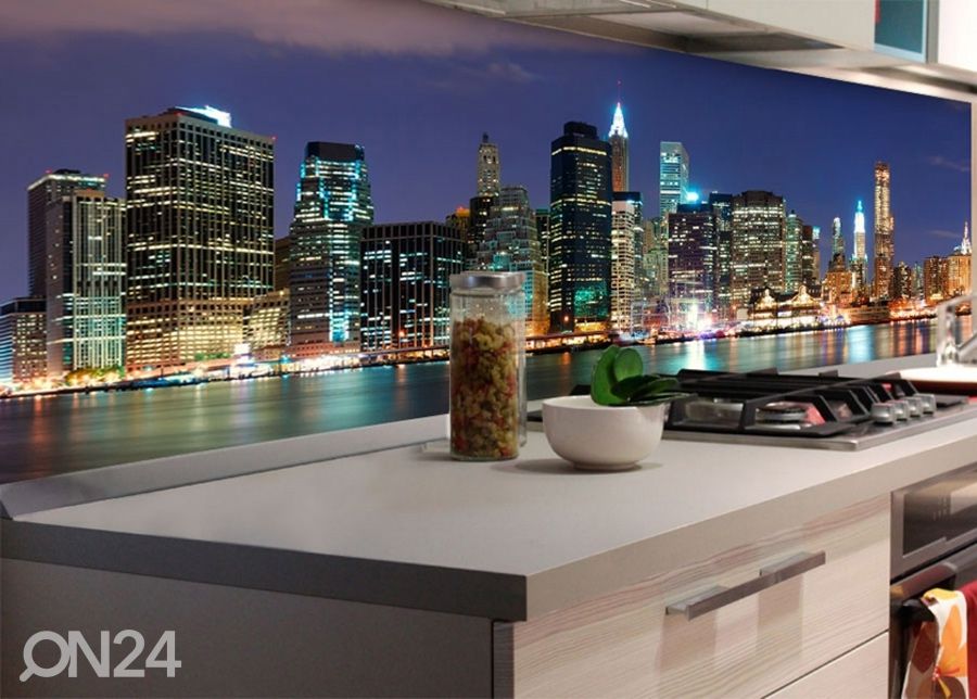 Keittiön välitila Manhattan 180x60 cm kuvasuurennos