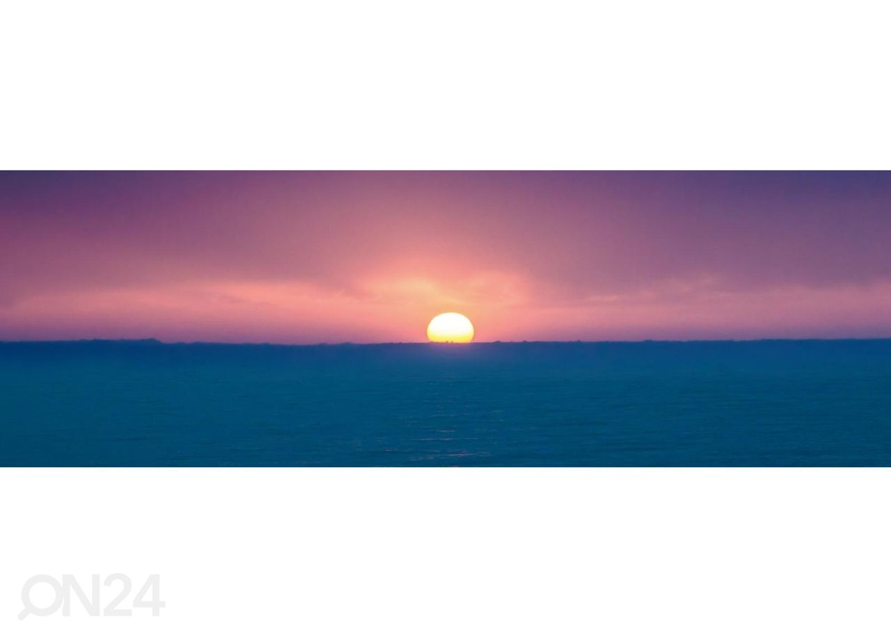 Keittiön välitilan tapetti Dramatic sunrise 180x60 cm kuvasuurennos