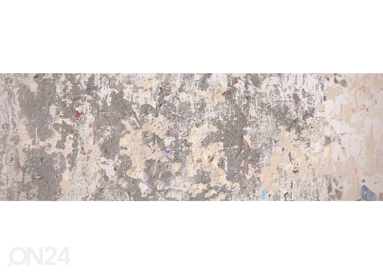 Keittiön välitilan tapetti Grungy wall 180x60 cm kuvasuurennos