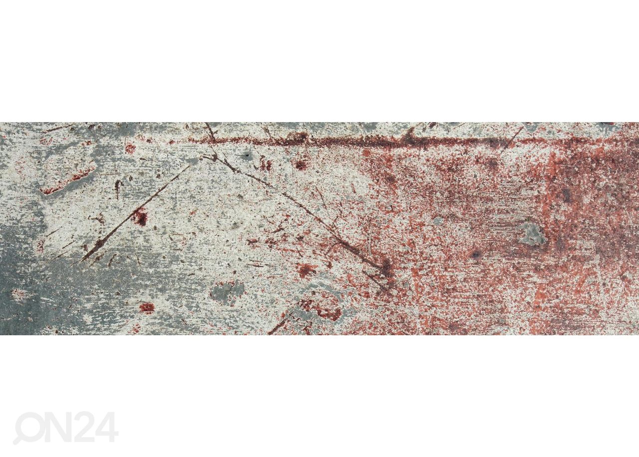 Keittiön välitilan tapetti Rusty painted wall 180x60 cm kuvasuurennos