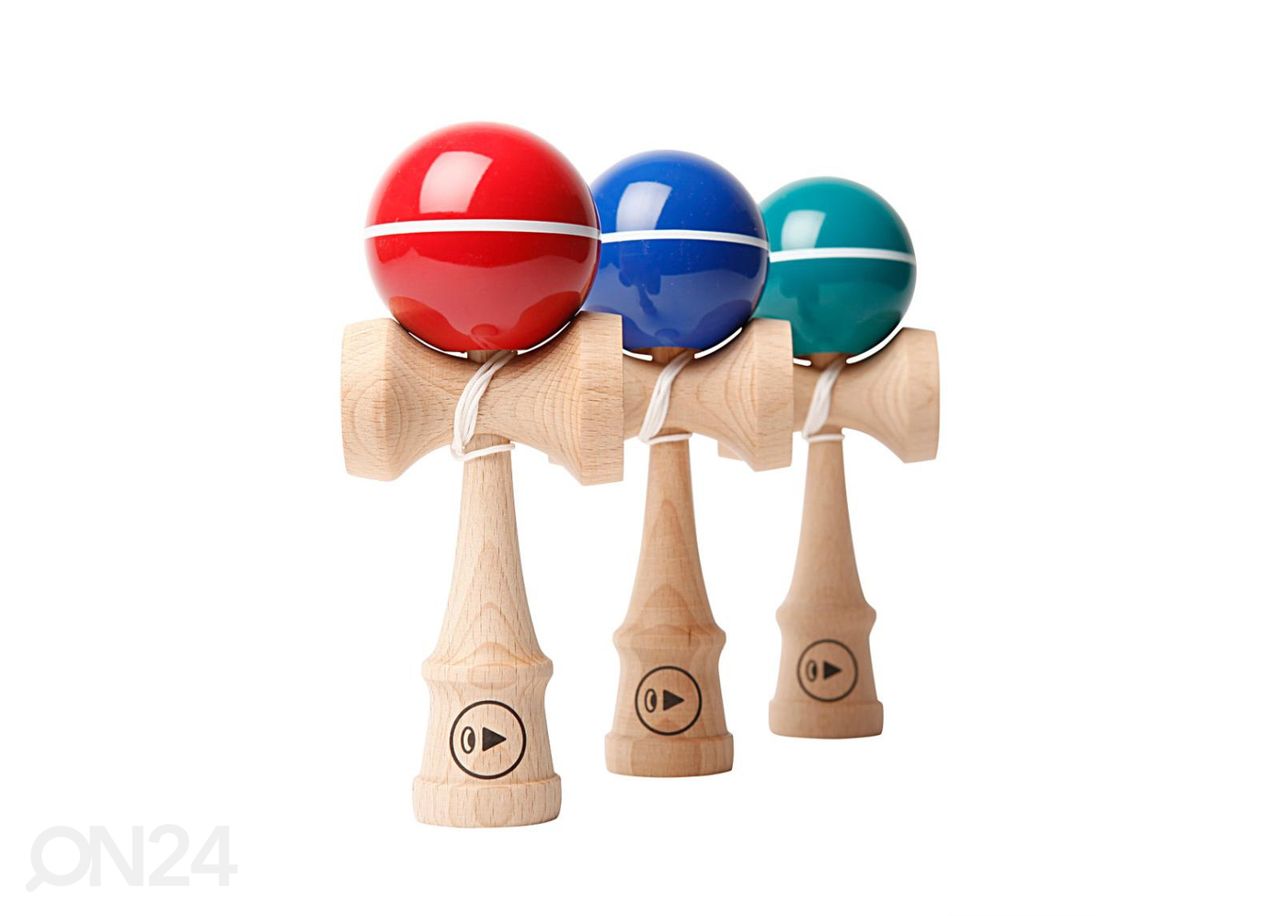 Kendama taitopeli Play Pro II Recpaint Slick blue 18,5 cm kuvasuurennos