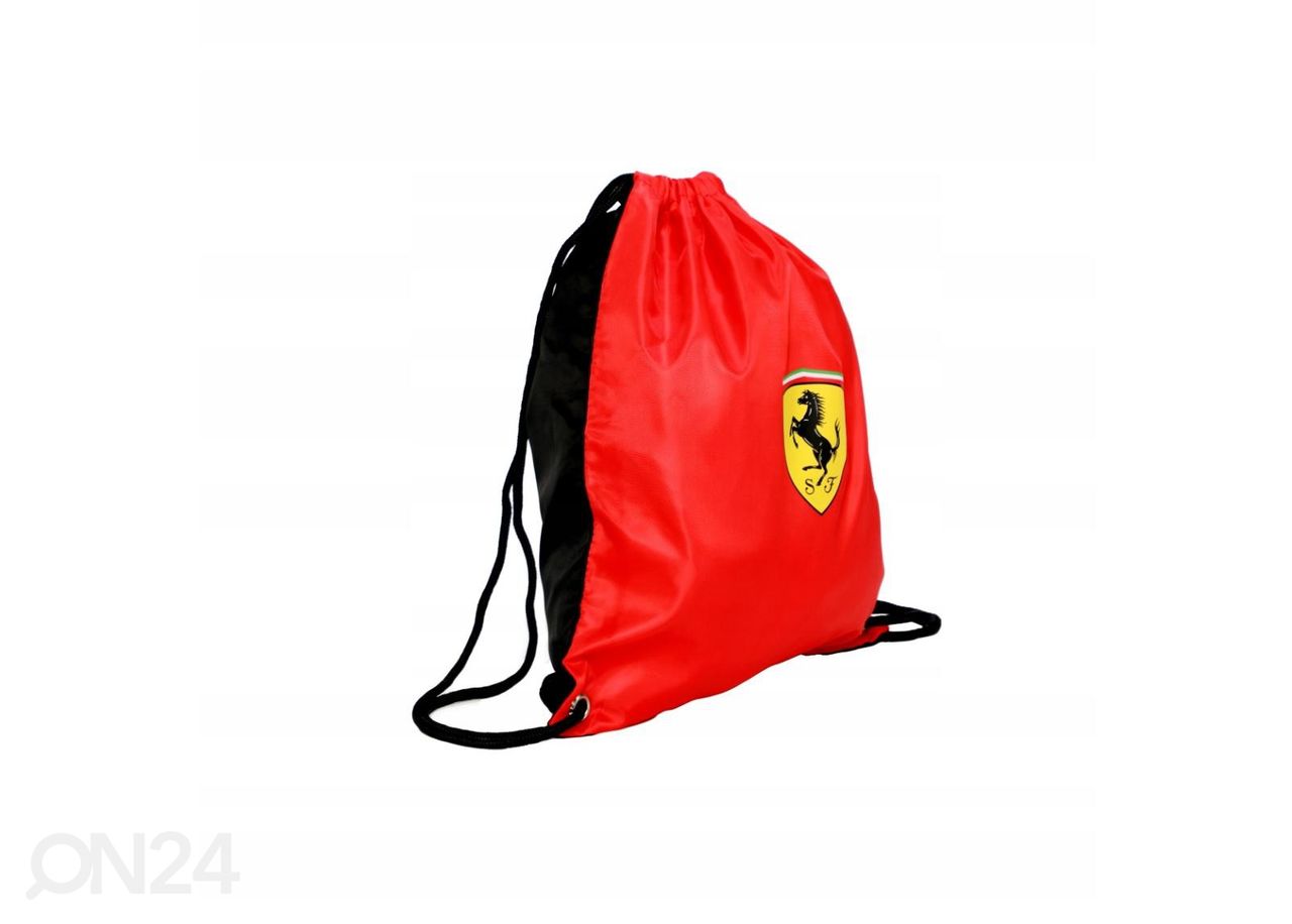 Kenkäpussi Ferrari punainen/musta kuvasuurennos
