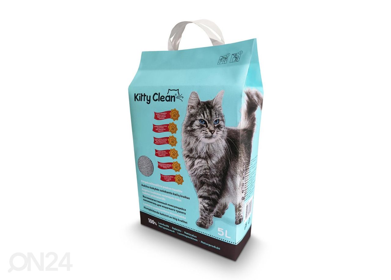 Kitty Clean paakkuntuva savihiekka 5L 2 kpl kuvasuurennos