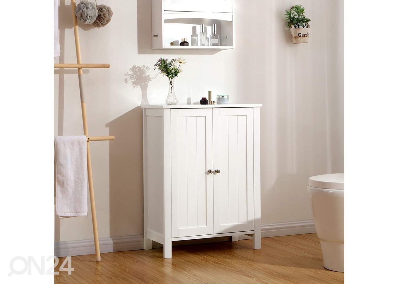 Kylpyhuoneen kaappi 60 cm, valkoinen kuvasuurennos